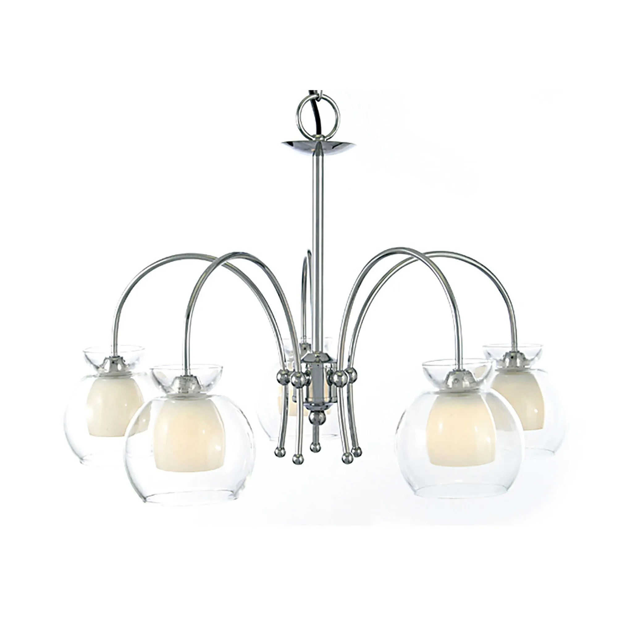 IL20222  Malvina Pendant/Semi Flush 5 Light